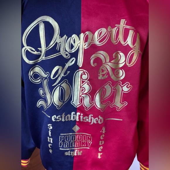 Dc Comics Suicide Squad Harley Quinn Satin Jacket - Picture 3 of 5